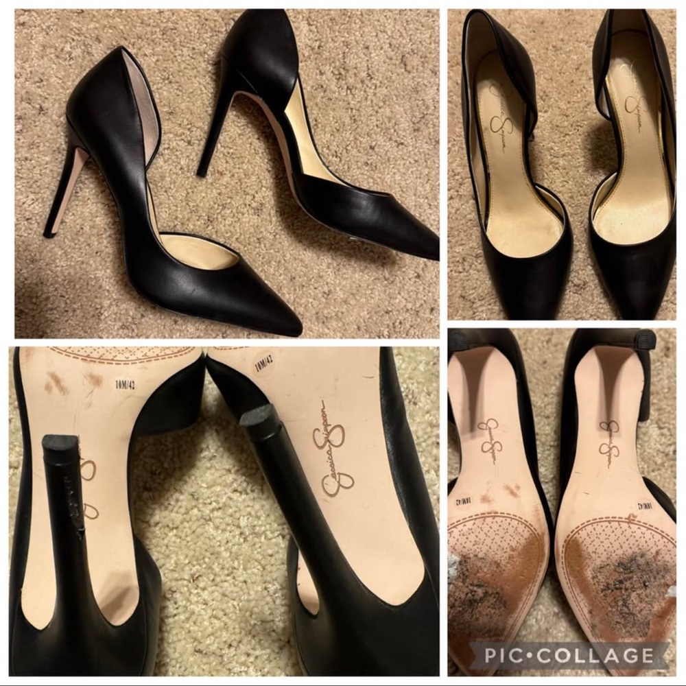 Jessica Simpson Elegant Black Heels